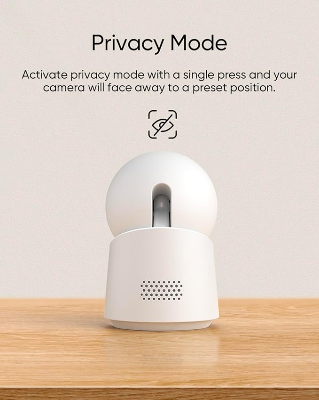 Picture of Eufy Security Indoor Cam C220 | 2K Resolution Smart Security Camera with 360° coverage, Human/Motion Detection, AI Tracking, Compatible with Alexa and Google Assistant, Night Vision