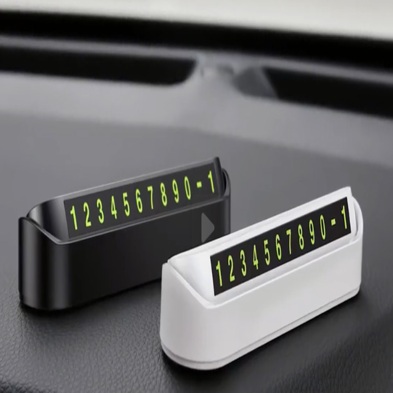 Picture of Car Temporary Parking Card