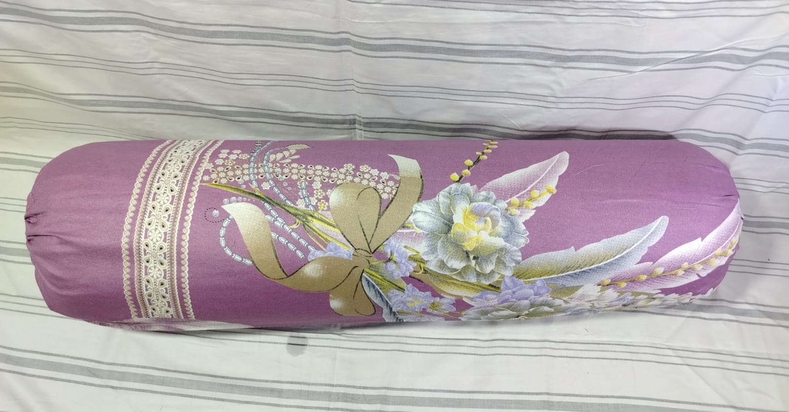 Picture of Cotton Side Pillow cover 34/39 (Stander Measurements)Big Size Side Pillow cover Round 34 long 39 Inch