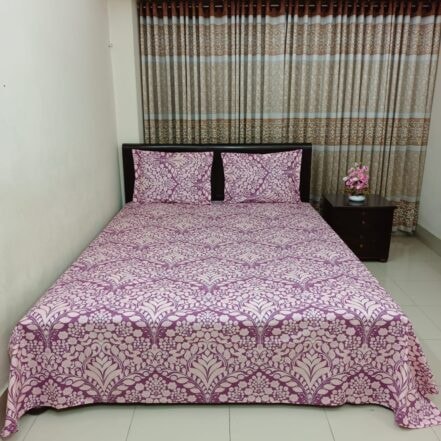 Picture of AC HOME TEX King Size Bed Sheet With Two Pillow Covers