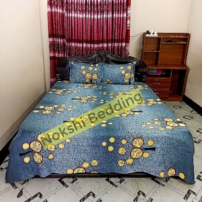 Picture of AC HOME TEX King Size Bed Sheet With Two Pillow Covers