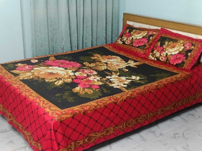 Picture of Luxury Panel Bed sheet With Two Matching Pillow Covers