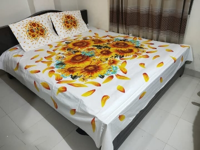 Picture of Luxury Panel Bed sheet With Two Matching Pillow Covers