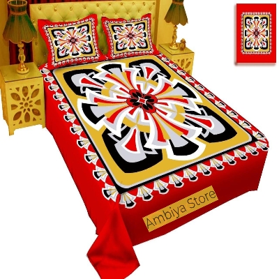 Picture of Digital Printed Luxury Yeamin Home tex bed cover,fiber pillow cover,বিছানার চাদর বড়