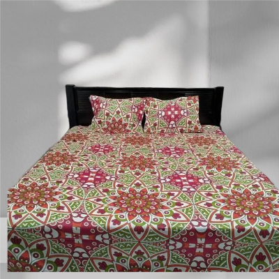 Picture of AC HOME TEX King Size Bed Sheet With Two Pillow Covers,বিছানার চাদর bed sheet,bed sheets,bichanar chador,bedding sets,chador,বিচানার চাদর,bedding sets