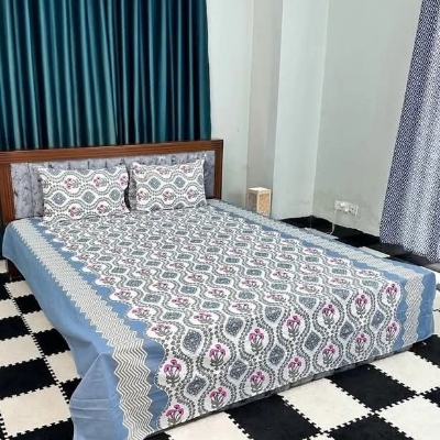 Picture of AC HOME TEX King Size Bed Sheet With Two Pillow Covers,বিছানার চাদর bed sheet,bed sheets,bichanar chador,bedding sets,chador,বিচানার চাদর,bedding sets