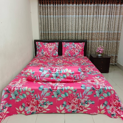 Picture of AC HOME TEX King Size Bed Sheet With Two Pillow Covers,বিছানার চাদর bed sheet,bed sheets,bichanar chador,bedding sets,chador,বিচানার চাদর,bedding sets by Ambiya Store