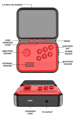 Picture of 2025 New M3 Game Box Power Gaming Console, 900+ classic game