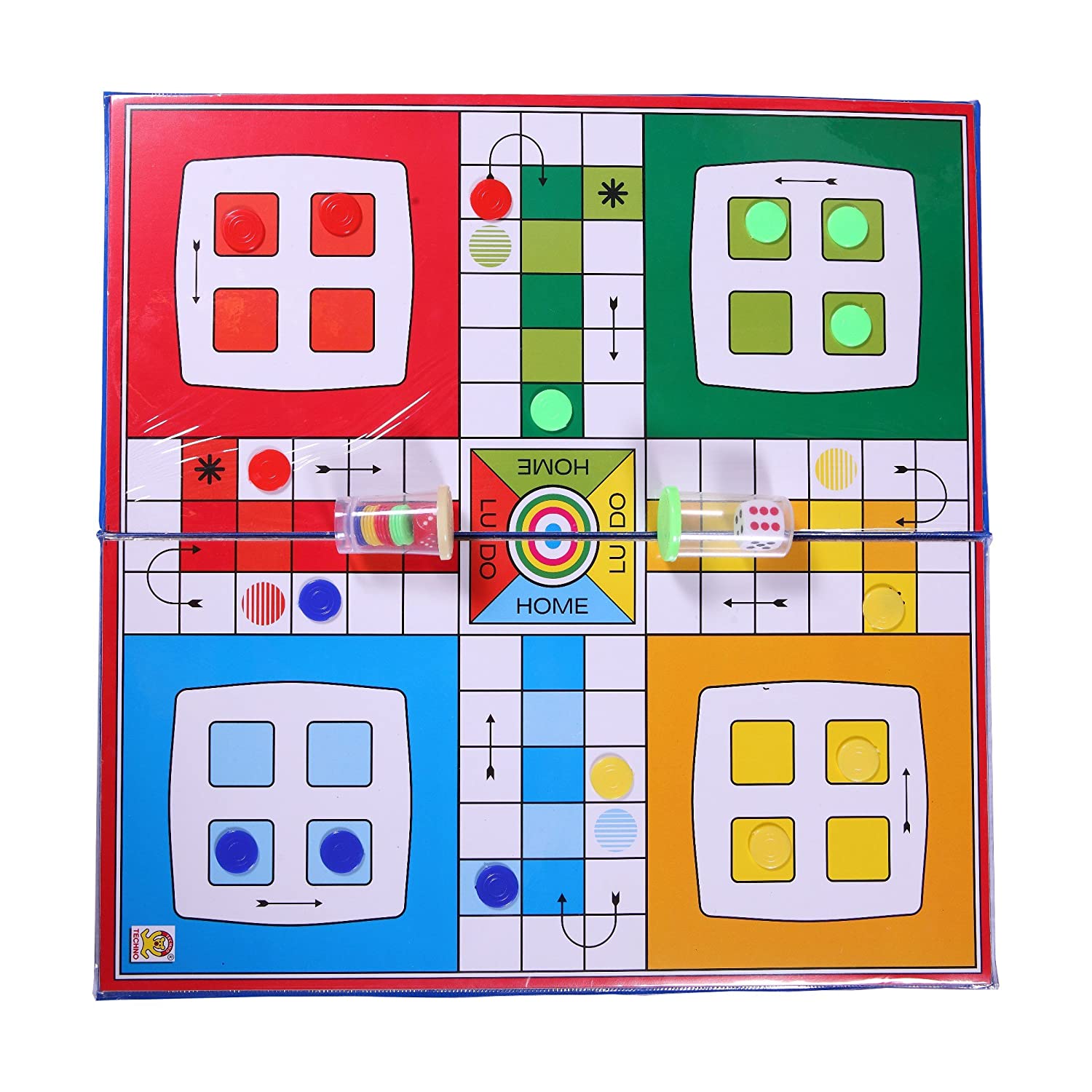 Picture of Techno The Legend 360 Ludo - Board Game (White)