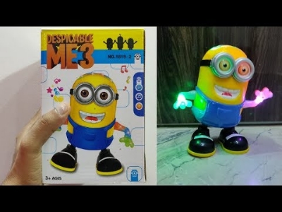 Picture of Despicable ME3 Dancing Minion with Music and Flashing Lights Toy