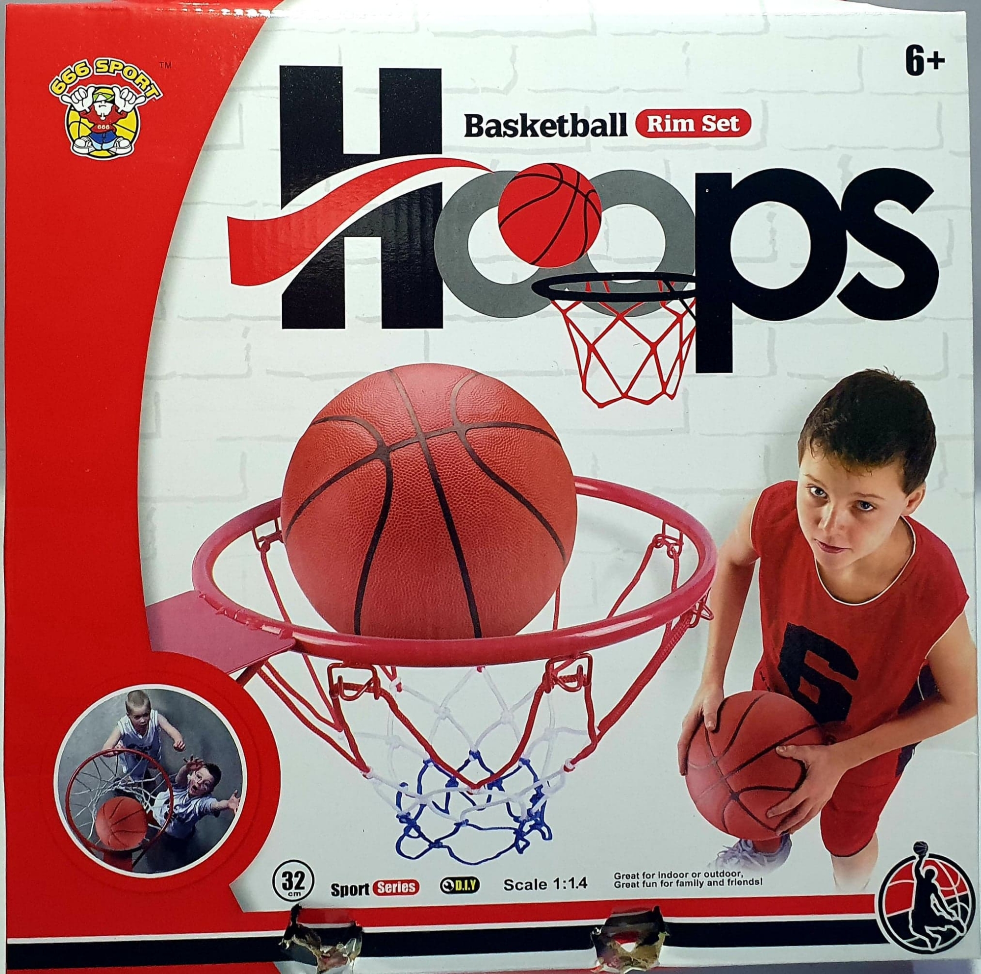 Picture of Kids Basketball Hoop And Backboard Set Wall Mounted With Net Ball And Pump Portable Indoor Outdoor Sport Toys For Kids