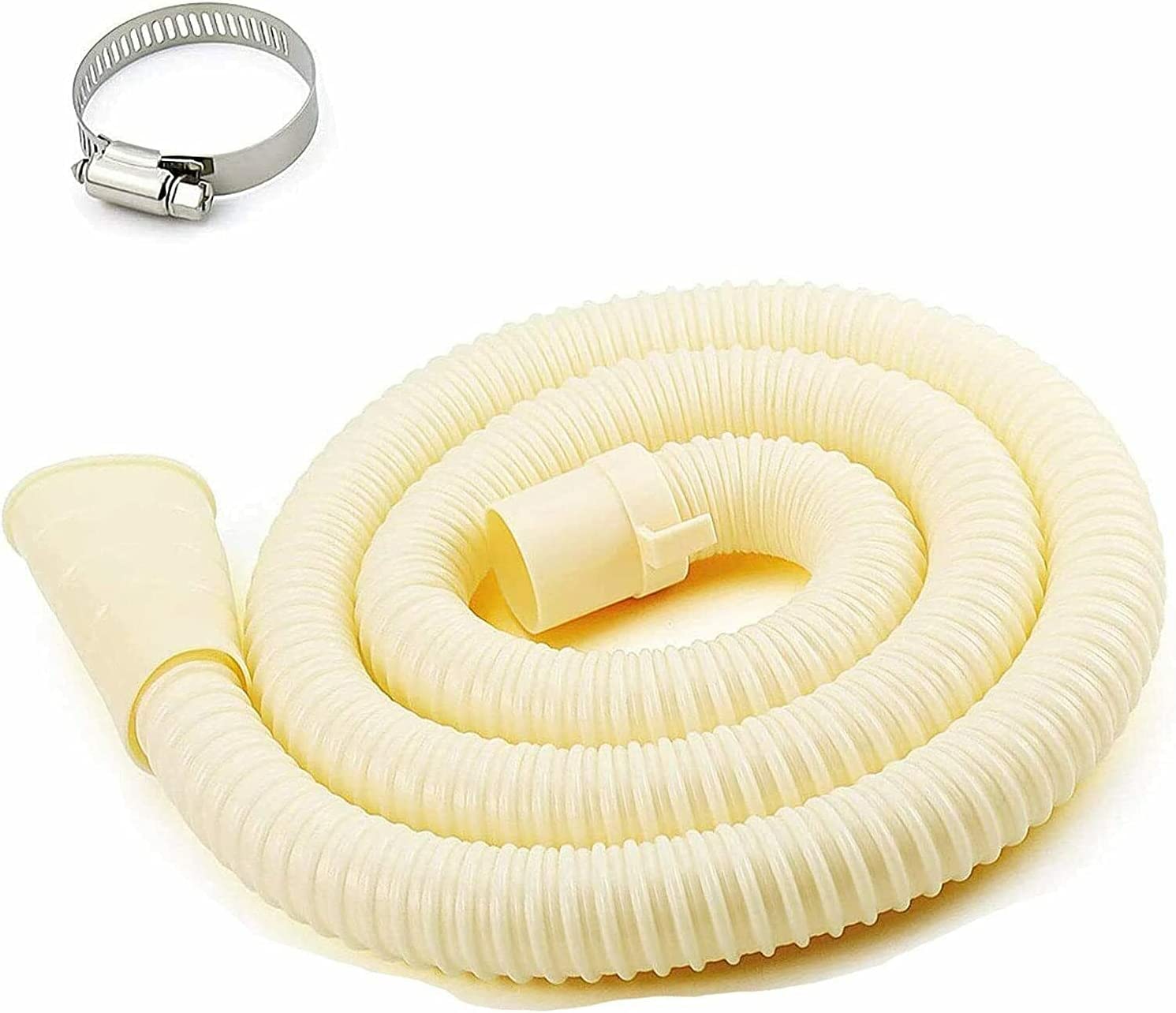 Picture of uxcell PVC Washing Machine Drain Hose Extension Kit, Universal Fit All Drain Pipe