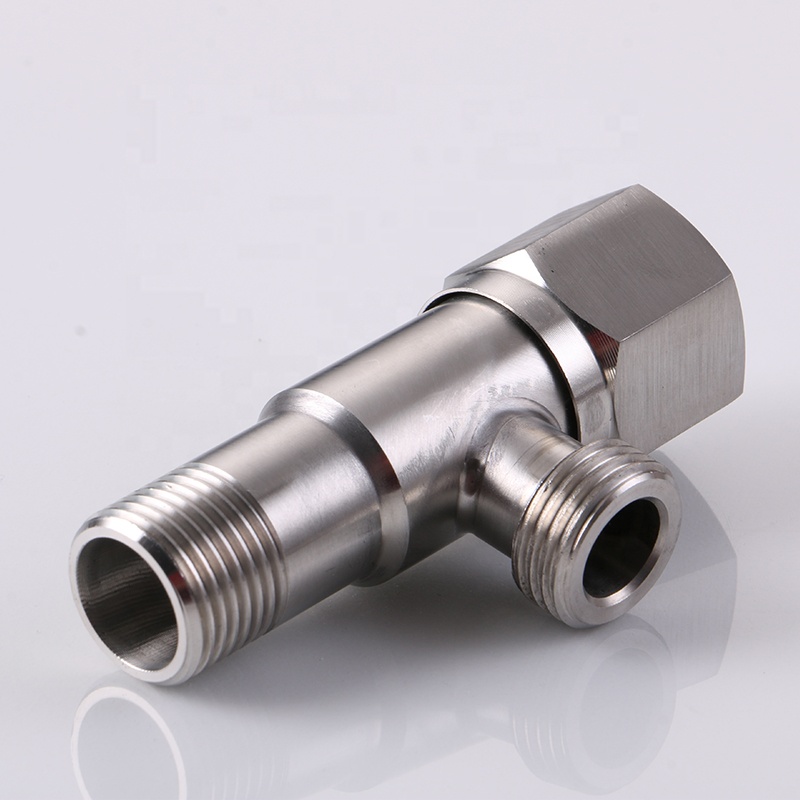 Picture of ATC Sanitaryware- SUS304 Stainless Steel Angle Valve for Kitchen Bathroom Toilet Water Faucet Shut Off 1/2" Valve for Hot and Cold Water Mixer