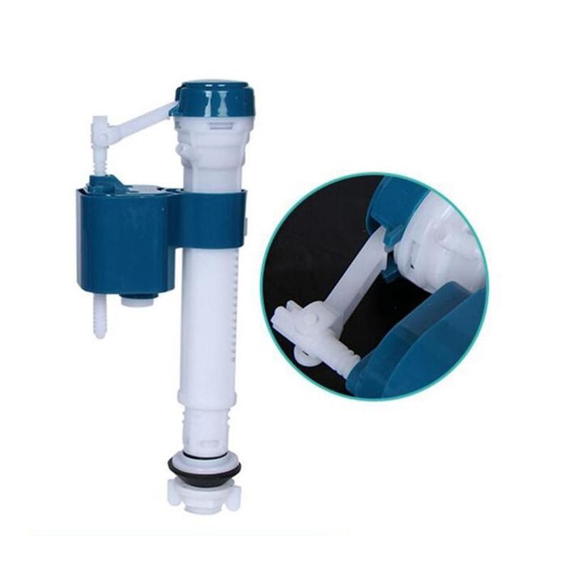 Picture of Toilet Tank Kits Cistern Toilet Fill Parts Water Drain Flush Valve Button Set Repair Fittings Bathroom Fixture Toilet Accessory