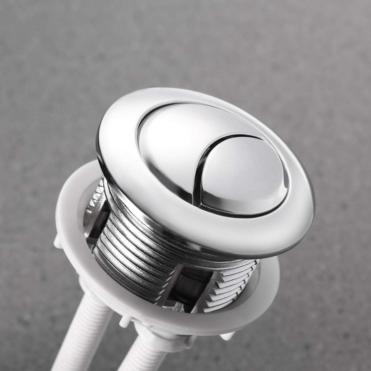 Picture of Dual Flush Toilet Kit Top Push Button, Toilet Push Button Replacement, Toilet Accessory Parts Repair Supply, Plastic, 38mm/ 1. 5in