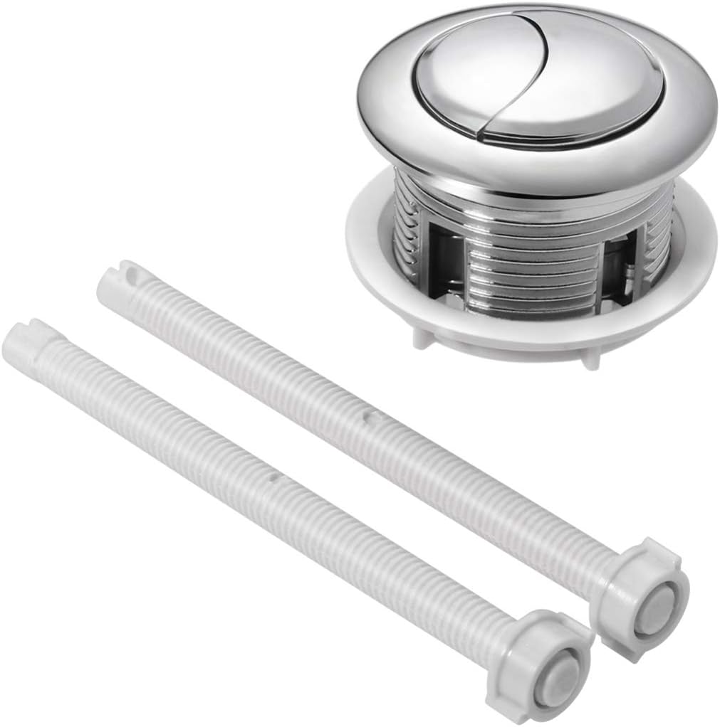 Picture of Dual Flush Toilet Kit Top Push Button, Toilet Push Button Replacement, Toilet Accessory Parts Repair Supply, Plastic, 38mm/ 1. 5in