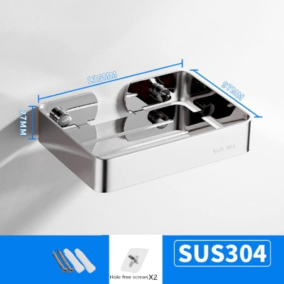Picture of Silver Soap case SS china / 304 Stainless steel soap case for bathroom [Chrome Polished Silver]