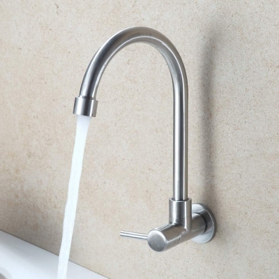 Picture of Wall Mounted SS Moving Sink Cock for Kitchen
