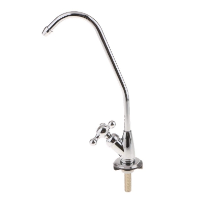 Picture of ATC Sanitaryware- Stainless Steel RO Filter tap/ Kitchen Tall Spout Faucet Replacement for RO Filter [280x8mm; Silver; Gold]