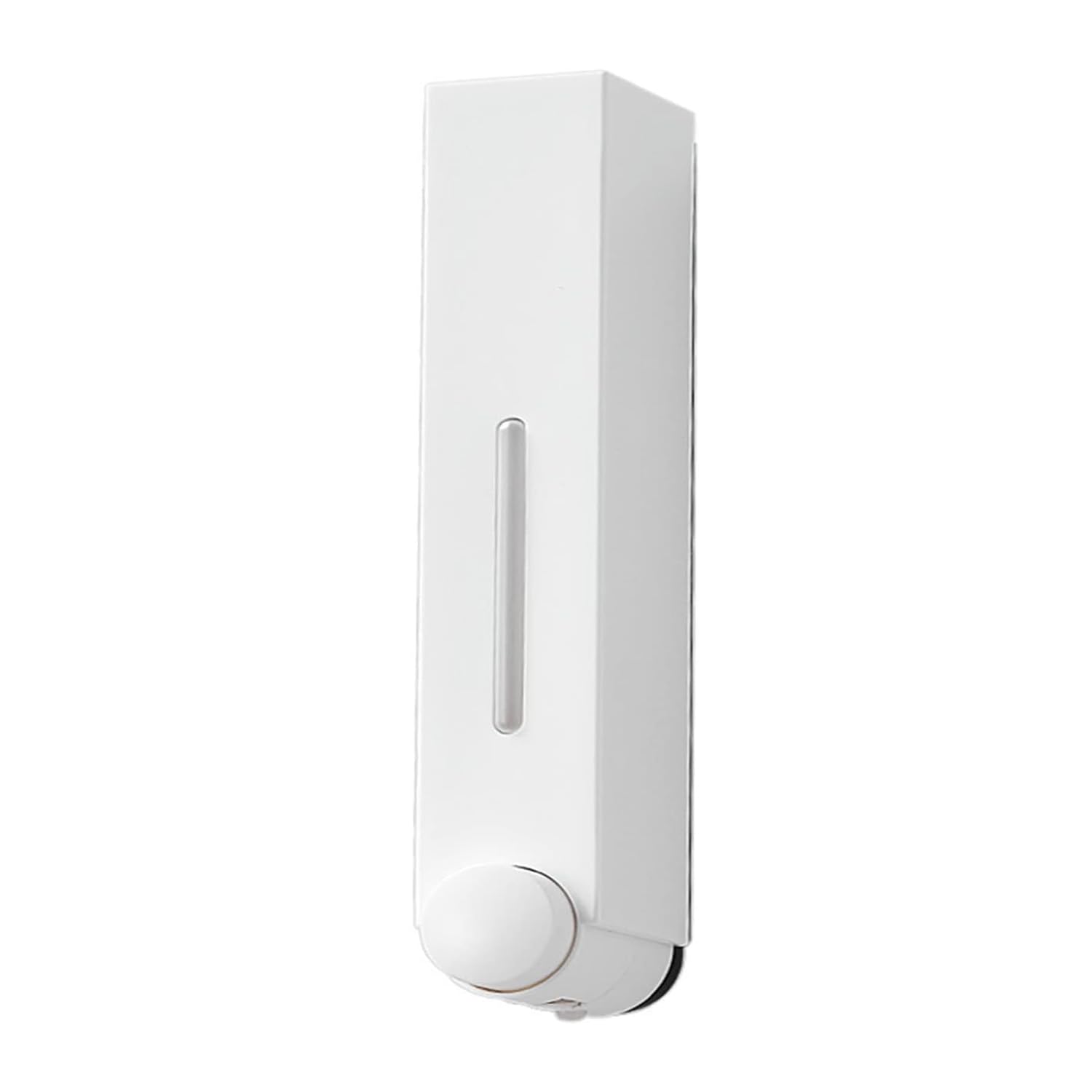 Picture of Wall Mounted Manual Push-Button Soap Dispenser | Shower | Lotion | Shampoo | with Gel Bottle [White; 420ml]