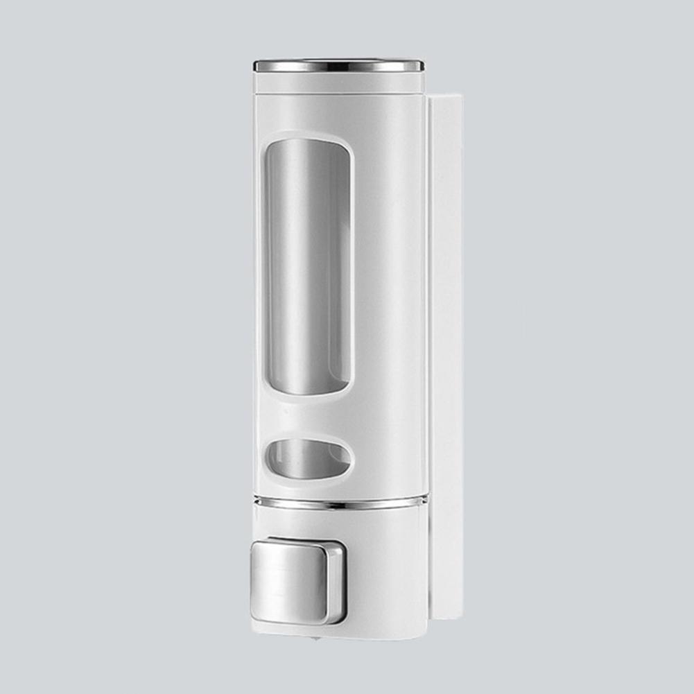 Picture of Wall Mount Soap Dispenser for Bathroom Kitchen Hand Sanitizer Dispenser Disinfectant Shower Gel Lotion Shampoo Soap Dispenser 400ml White