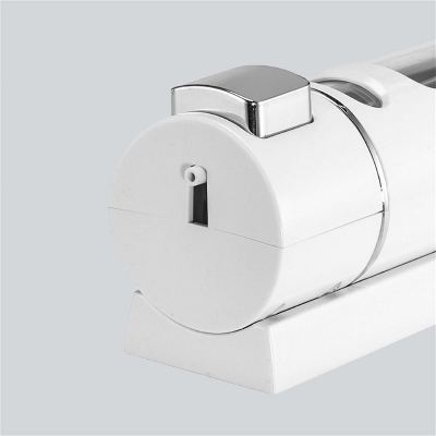 Picture of Wall Mount Soap Dispenser for Bathroom Kitchen Hand Sanitizer Dispenser Disinfectant Shower Gel Lotion Shampoo Soap Dispenser 400ml White