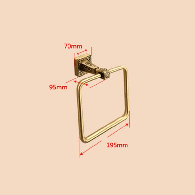 Picture of Copper Antique Towel Ring European Retro Towel Hanging Ring