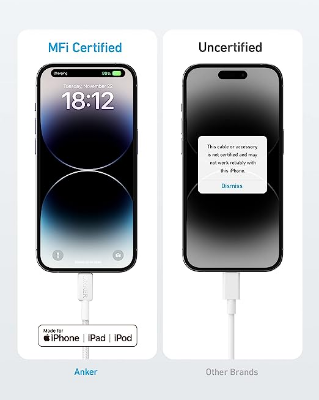 Picture of Anker 322 USB-C to Lightning Cable (3ft)