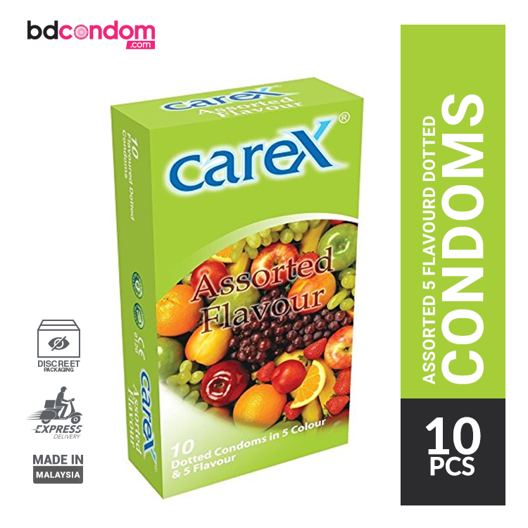Buy  Carex Assorted Flavours Condom - 10Pcs Pack(Malaysia)  at Best Price in Bangladesh