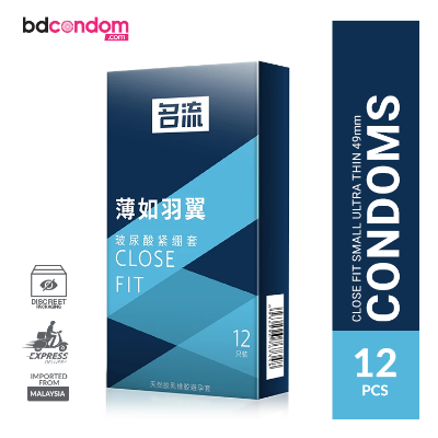 Buy  Celebrity Close Fit Small Condom 49mm Ultra Thin Plain Condom - 12Pcs Pack at Best Price in Bangladesh