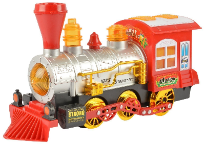 Picture of Happy Papa Motion Train Bubble Dispenser Train, Multi Function, Light, Sound and Movement Sensor Wheels . Kids  Train toy Big Size.