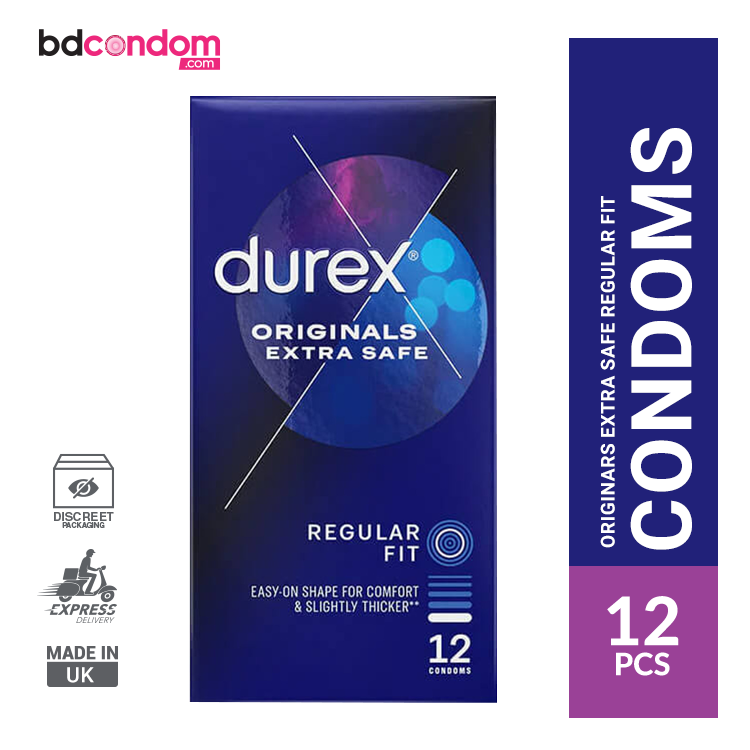 Buy Durex Original Extra Safe Regular Fit Condom - 12Pcs Pack(UK)  at Best Price in Bangladesh