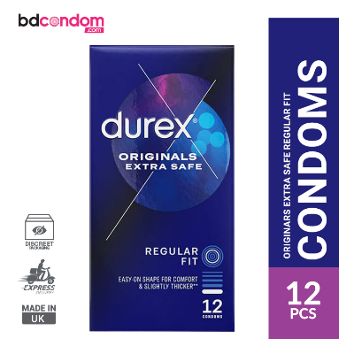 Buy Durex Original Extra Safe Regular Fit Condom - 12Pcs Pack(UK)  at Best Price in Bangladesh