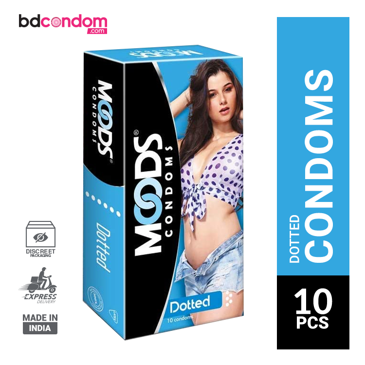 Buy Moods Dotted Premium Condom - 10Pcs Pack(India) at Best Price in Bangladesh