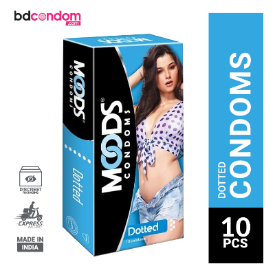 Buy Moods Dotted Premium Condom - 10Pcs Pack(India) at Best Price in Bangladesh