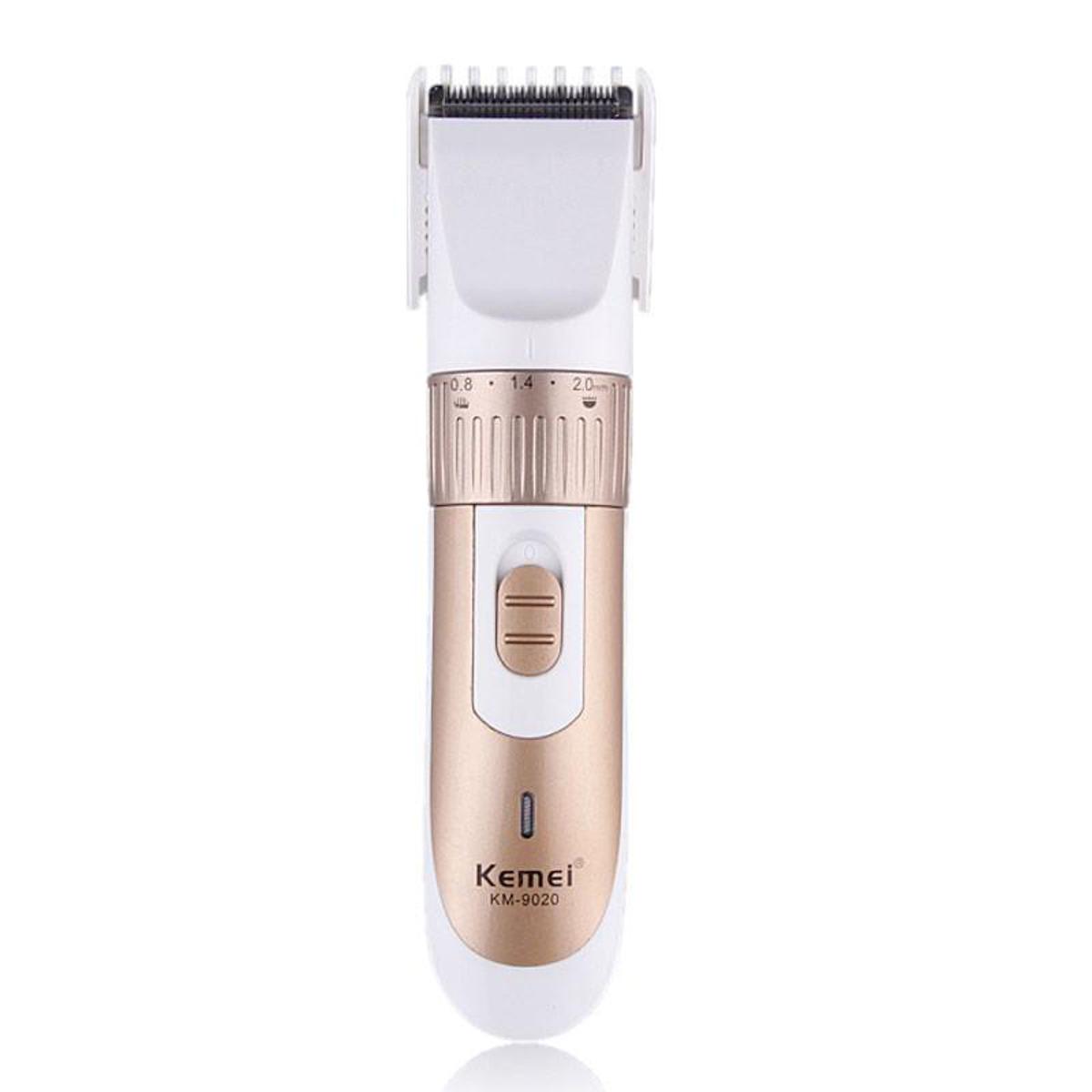 Picture of Kemei-Rechargeable Hair Clipper And Trimmer Km 9020 - Gold and White