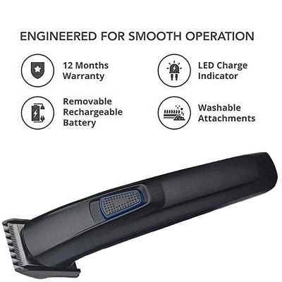 Picture of HTC AT-522 Rechargeable Cordless Trimmer For Men (Black)