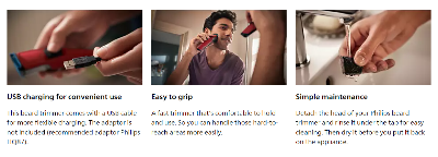 Picture of Philips BT1235/18 Series-1000 Rechargeable Beard Trimmer