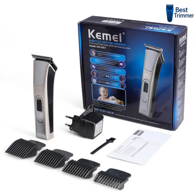Picture of Kemei km 5017 Rechargeable Hair & Beard Clipper Trimmer for men
