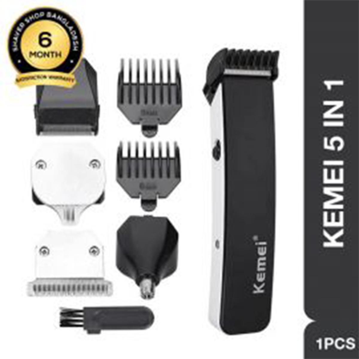 Picture of Kemei 5 In 1 Grooming Kit Hair Clipper & Beard Trimmer KM-3590