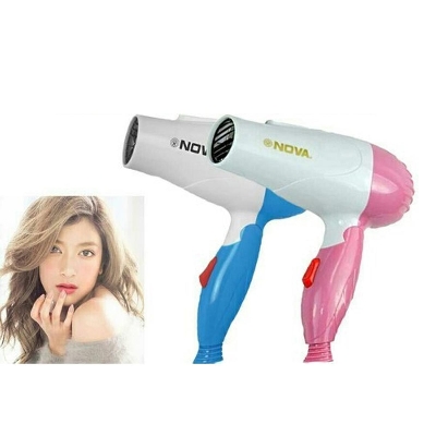 Picture of Nova New Nv-1290 Folding Hair Dryer Pink And White