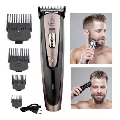 Picture of Kemei KM-9050 Rechargeable Hair And Beard Trimmer for men