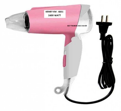 Picture of Kemey Km 6831 Cool And Hot Foldable Electric Hair Dryer For Women
