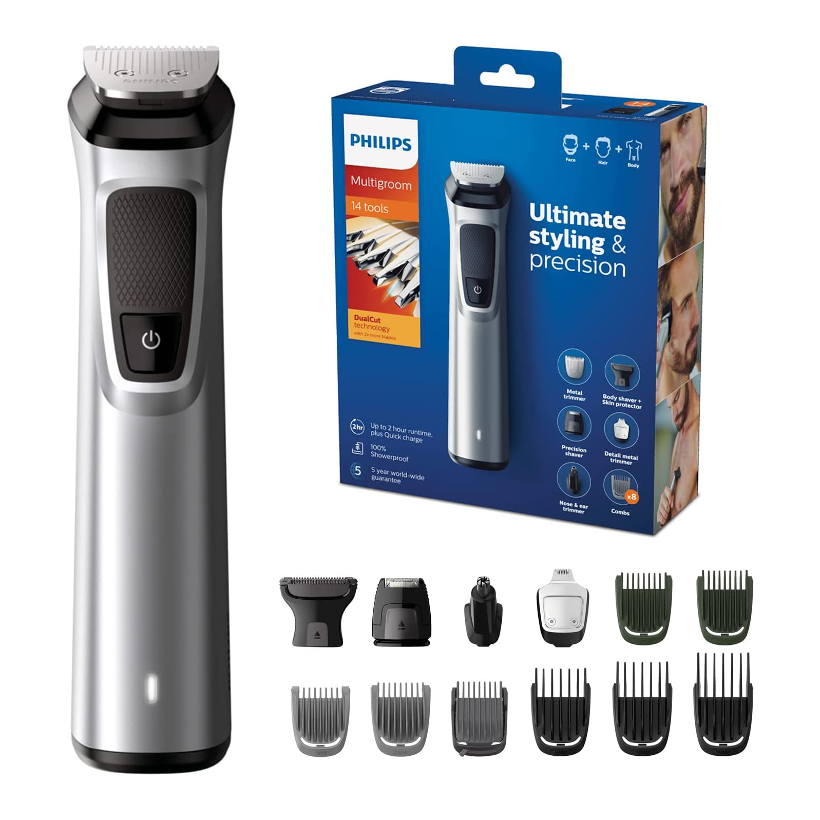 Picture of Philips MG7720/15 Multigroom 14-in-1, Face, Hair and Body Series 7000 for Men