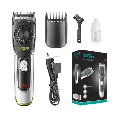 Picture of VGR V-028 Electric Hair Clipper Hair Shaver USB Rechargeable Waterproof Beard Trimmer Shaver - Black