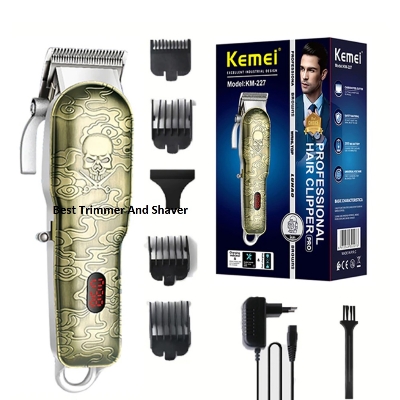 Picture of Kemei KM-227 Electric Cord Cordless Hair Clipper Metal Body for Man