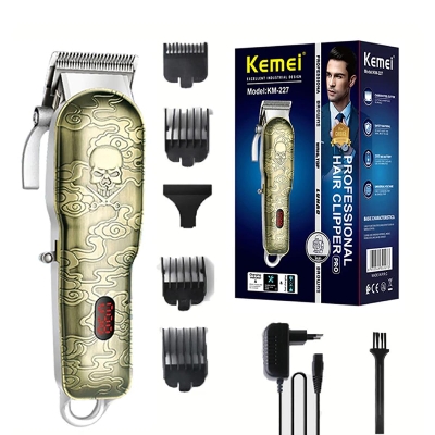 Picture of Kemei KM-227 Electric Cord Cordless Hair Clipper Metal Body for Man