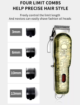 Picture of Kemei KM-227 Electric Cord Cordless Hair Clipper Metal Body for Man
