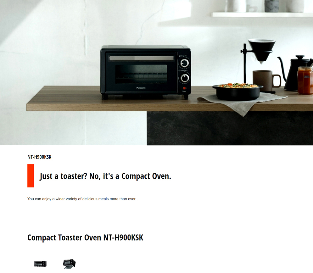 Picture of Panasonic NT-H900 Compact Toaster Oven