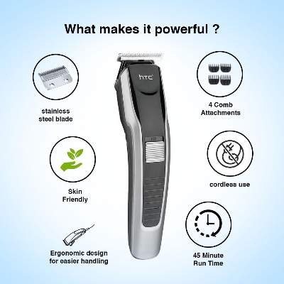 Picture of HTC AT 538 Hair And Beard Trimmer For Men - Trimmer
